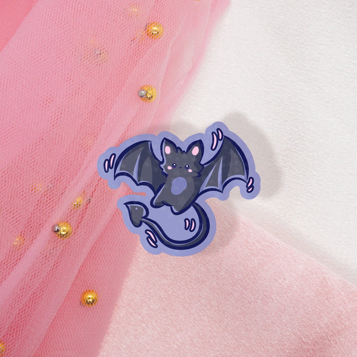 Cute Animal Holo Sticker Fledermaus - Bat