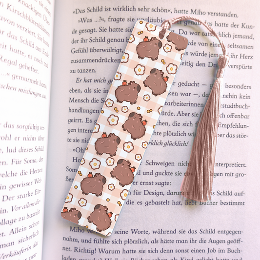 Capybara Acrylic Vinyl Bookmark