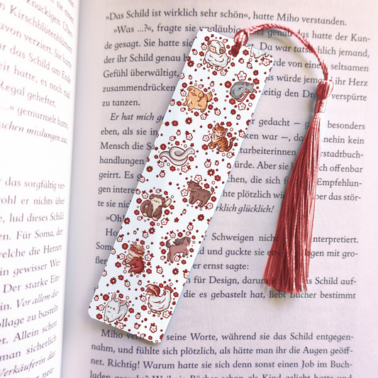 Chinese Zodiac Signs Acrylic Vinyl Bookmark