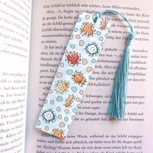 Gym Froggie Acrylic Vinyl Bookmark