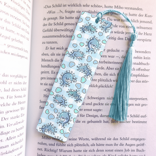 Gym Froggie Acrylic Vinyl Bookmark