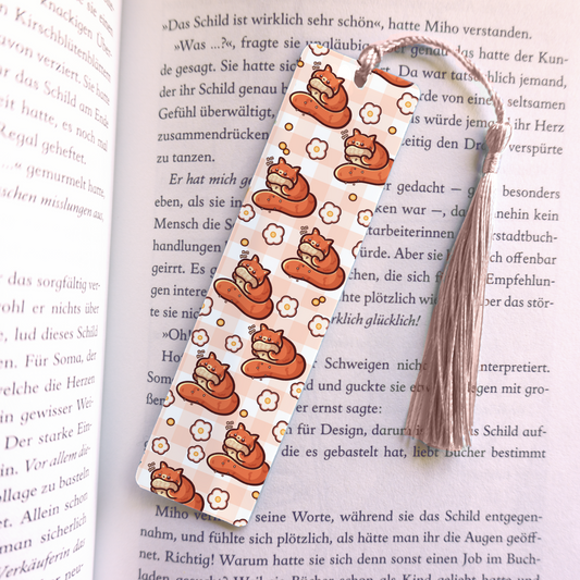 Squirrel with Peanut Acrylic Vinyl Bookmark