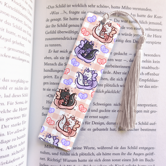 Fairy Birthday Cats Acrylic Vinyl Bookmark