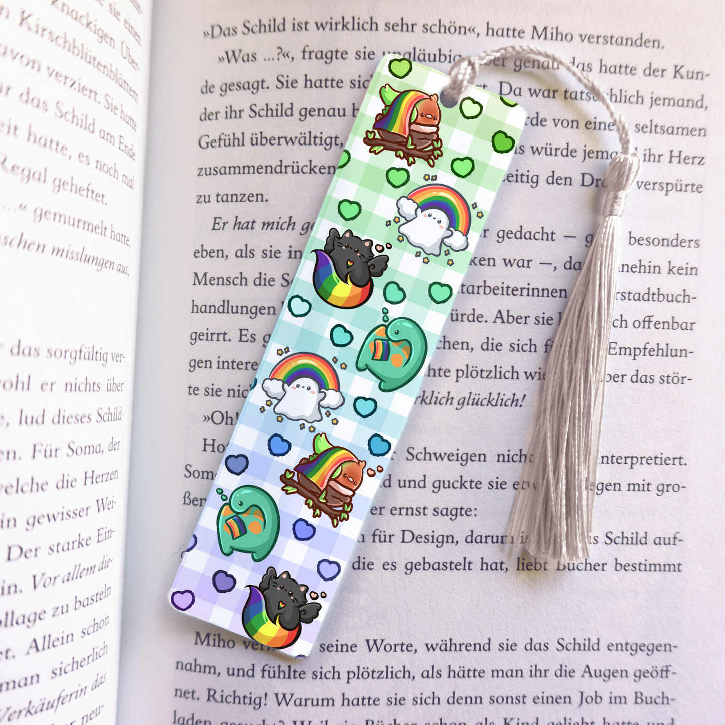 LGTBQIA+ Pride Buddies Acrylic Vinyl Bookmark