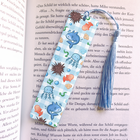 Gym Froggie Acrylic Vinyl Bookmark