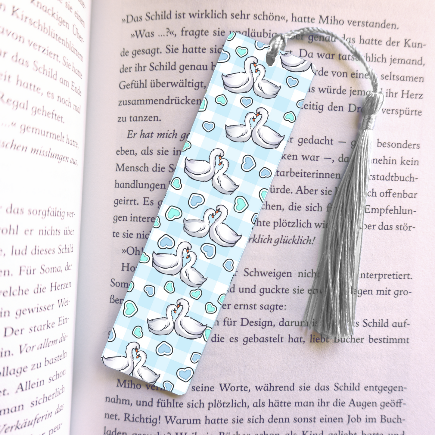 Strawberry Daifuku Acrylic Vinyl Bookmark