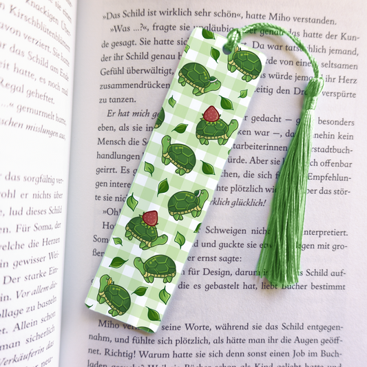 Turtles Acrylic Vinyl Bookmark