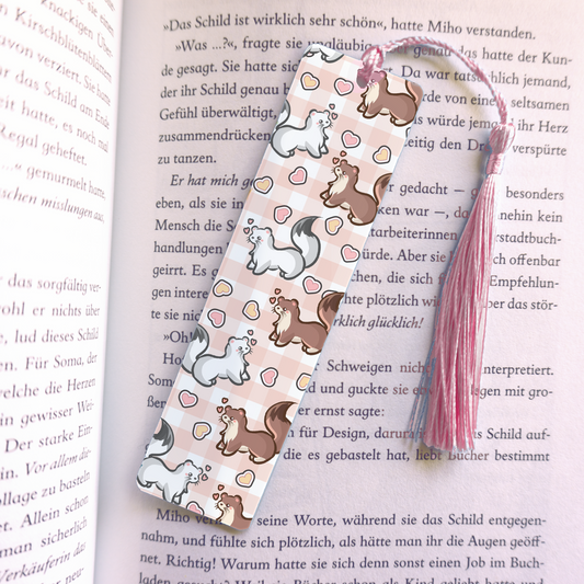 Bunnies Acrylic Vinyl Bookmark