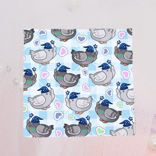 Kawaii Microfaser Brillenputztuch Tauben