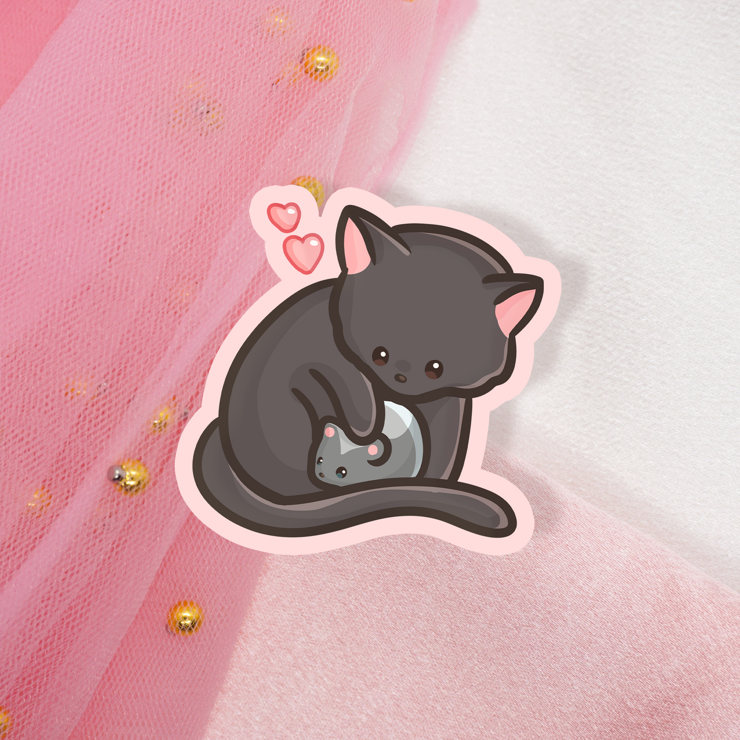 Cute Animal Sticker Best Friends