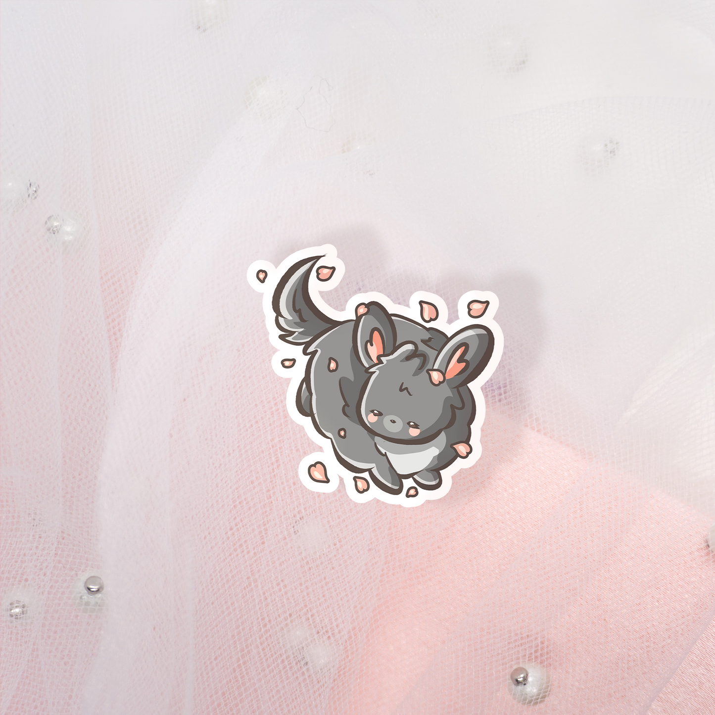 Cute Animal Sticker Spring Chinchilla