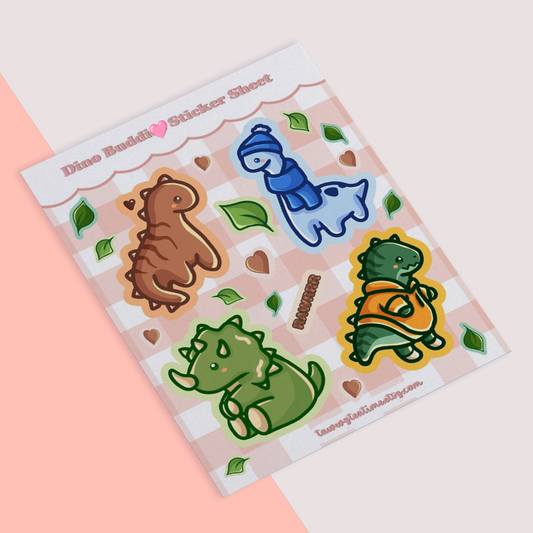 Dino Sticker Sheet