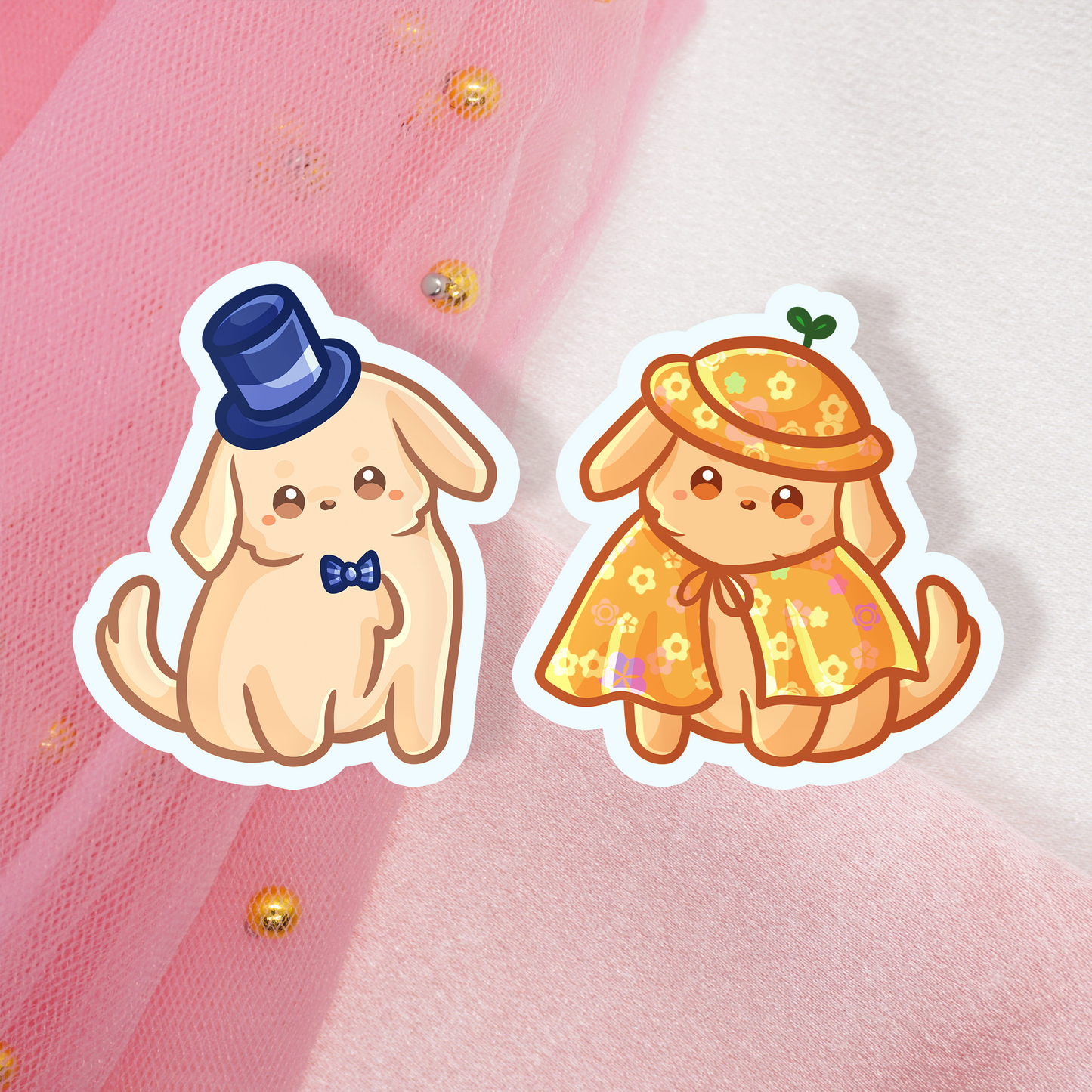 Cute Animal Sticker Puppies