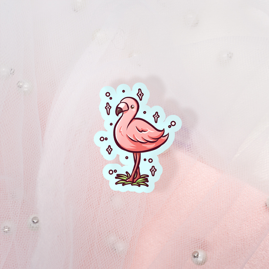 Cute Animal Sticker Flamingo