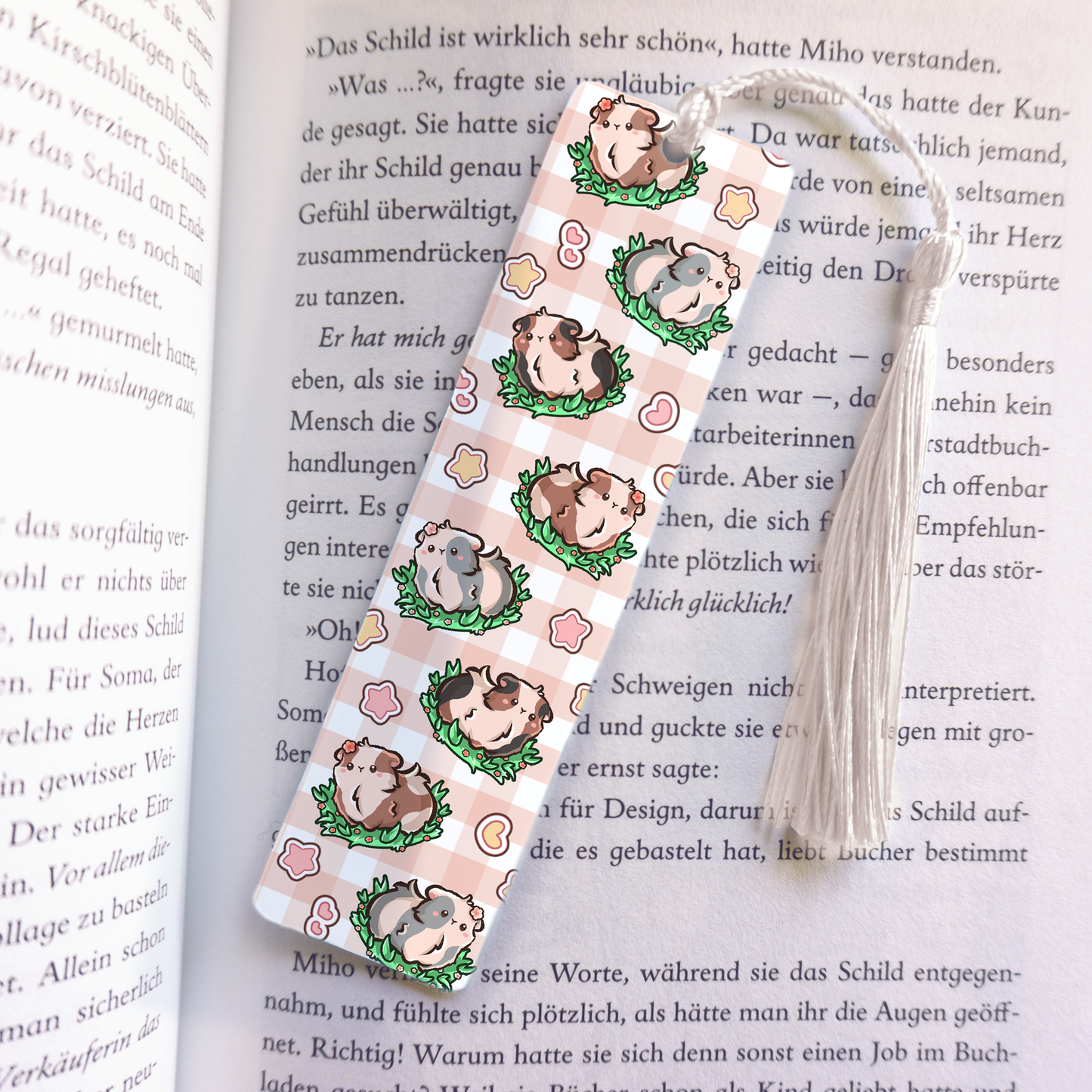 Hamster Acrylic Vinyl Bookmark