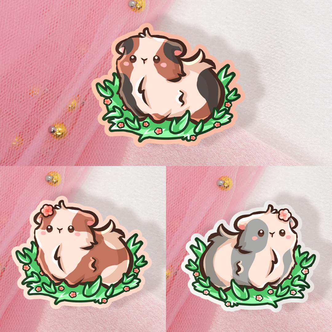 Cute Animal Sticker Meerschweinchen | Guinea Pig