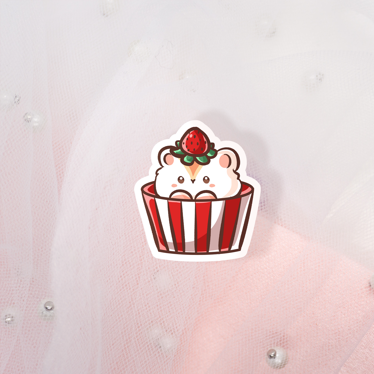 Cute Animal Sticker Hamster Bakery