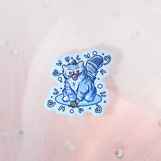 Anime K-Pop Cuties Tiger Glitter Stickers