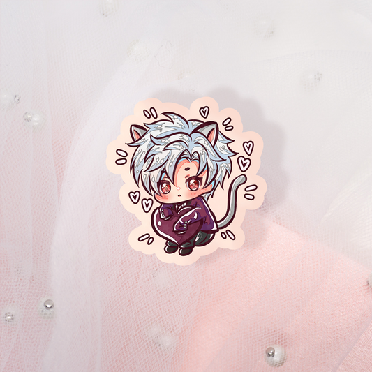 Cute Anime Glitter Sticker Sylus