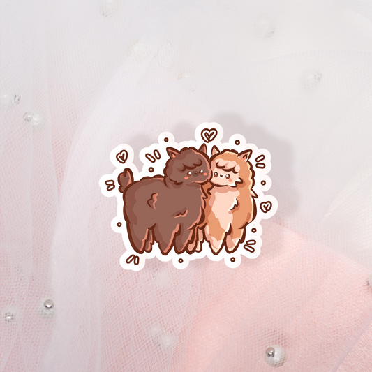 Cute Animal Sticker Lama