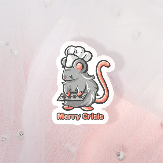 Cute Animal Sticker Merry Crisis Chefkoch Ratte