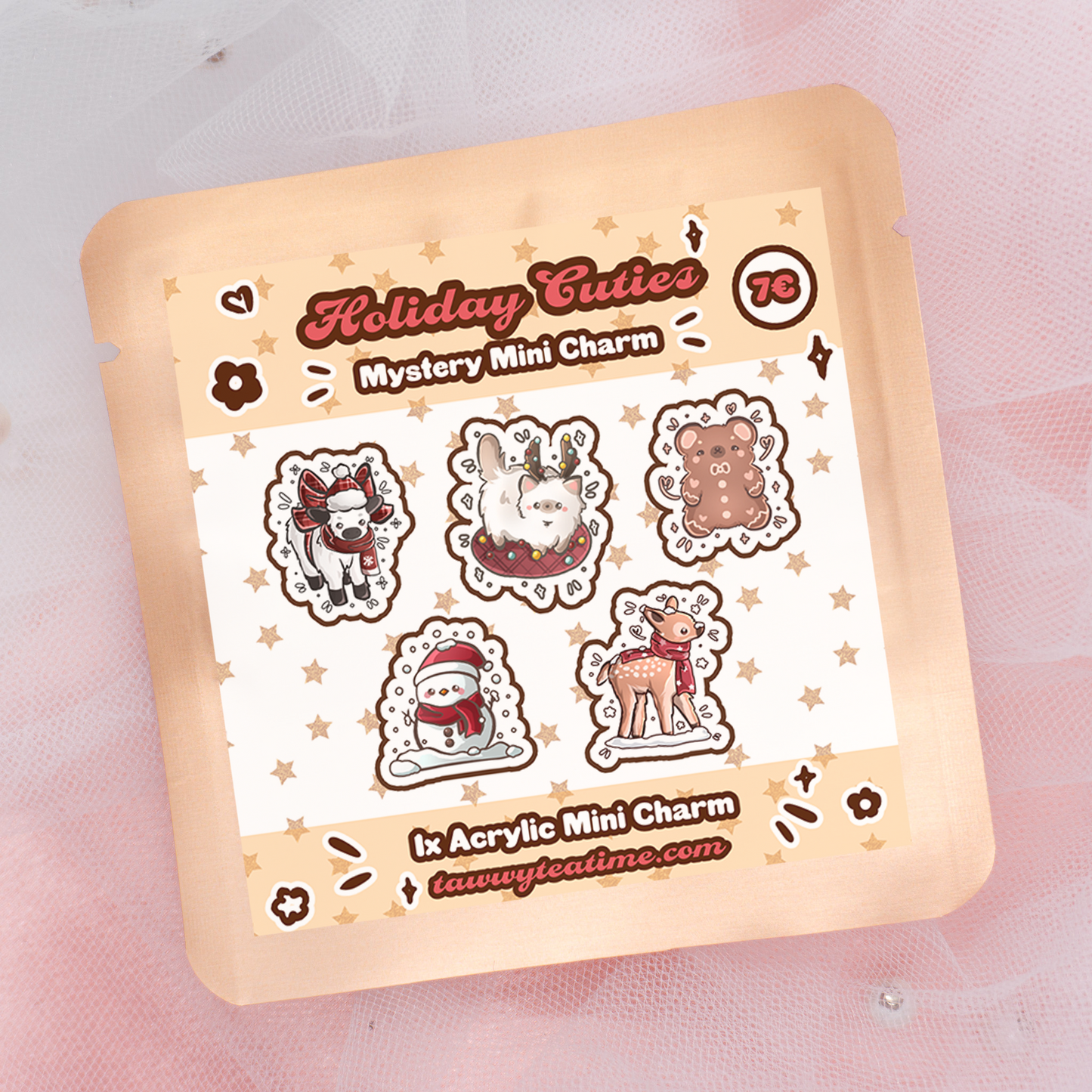 Kawaii Mystery Mini Holiday Cuties Acrylic Schlüsselanhänger Charm