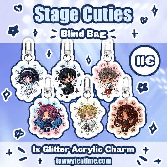 Anime Stage Cuties Glitter Charm