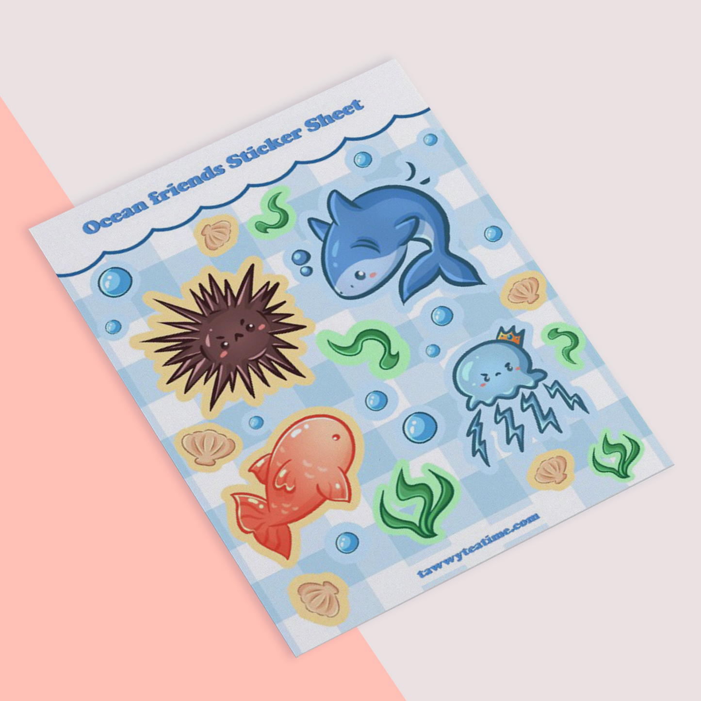 Ocean Friends Sticker Sheet