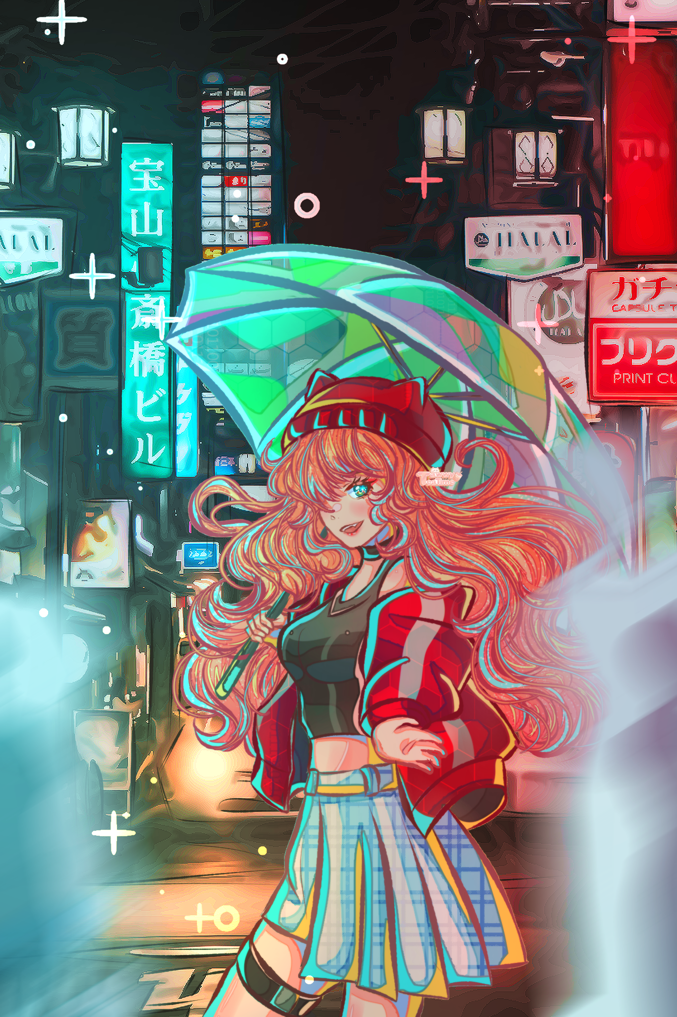 Artprint Osaka by Night