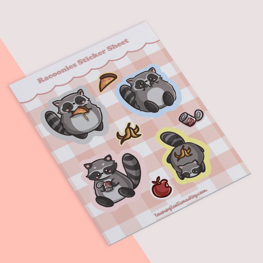 Racoonies Sticker Sheet