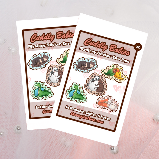 Cuddly Babies Sticker Umschlag
