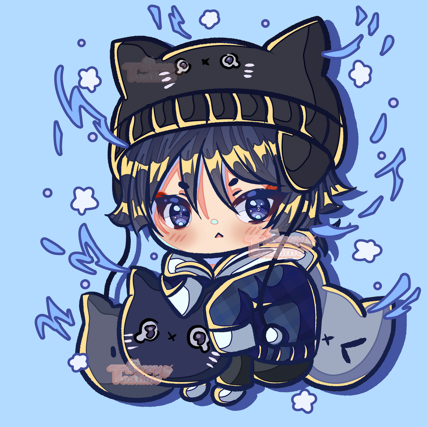 Artprint Genshin Impact Chibi Scarameow