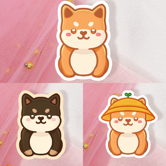 Cute Animal Sticker Shiba Inus