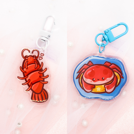 Kawaii bee keychain