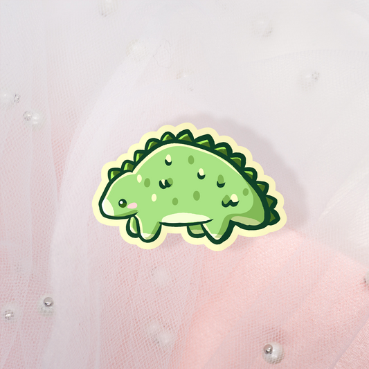 Cute Animal Sticker Dino Stegosaurus