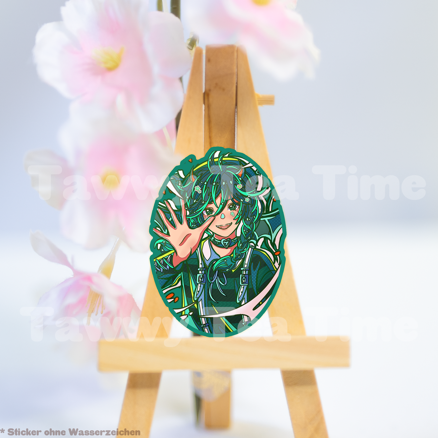 Cute Anime Holo Sticker Genshin Impact Venti